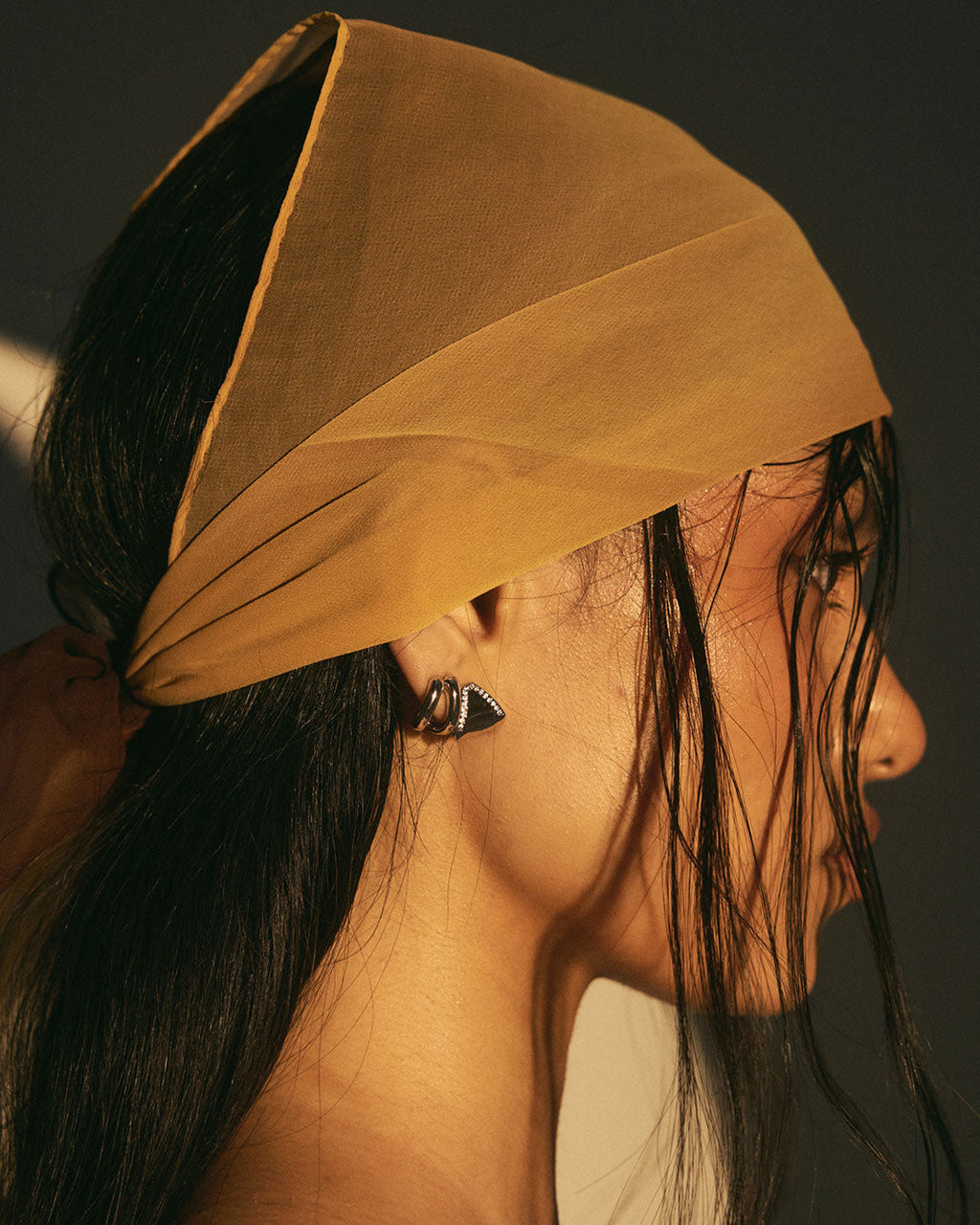 The Pave Shield Studs