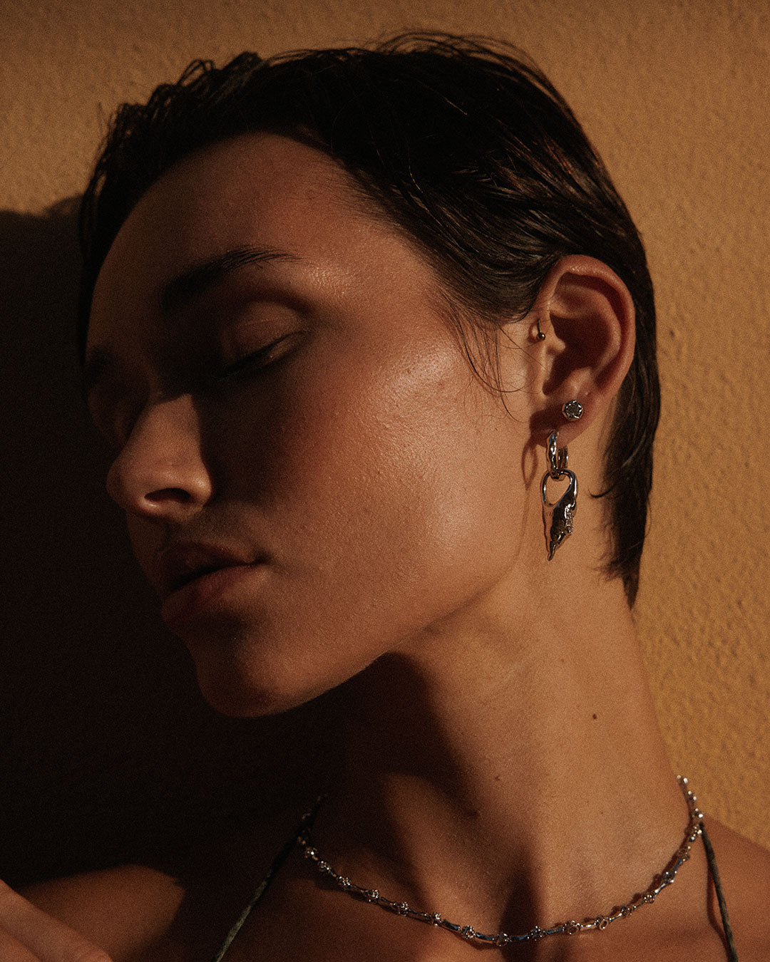 The Seashell Charm Hoops