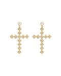 The Daisy Stud Cross Earrings