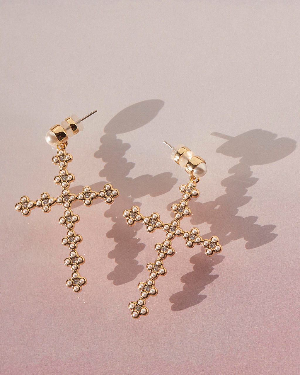 The Daisy Stud Cross Earrings