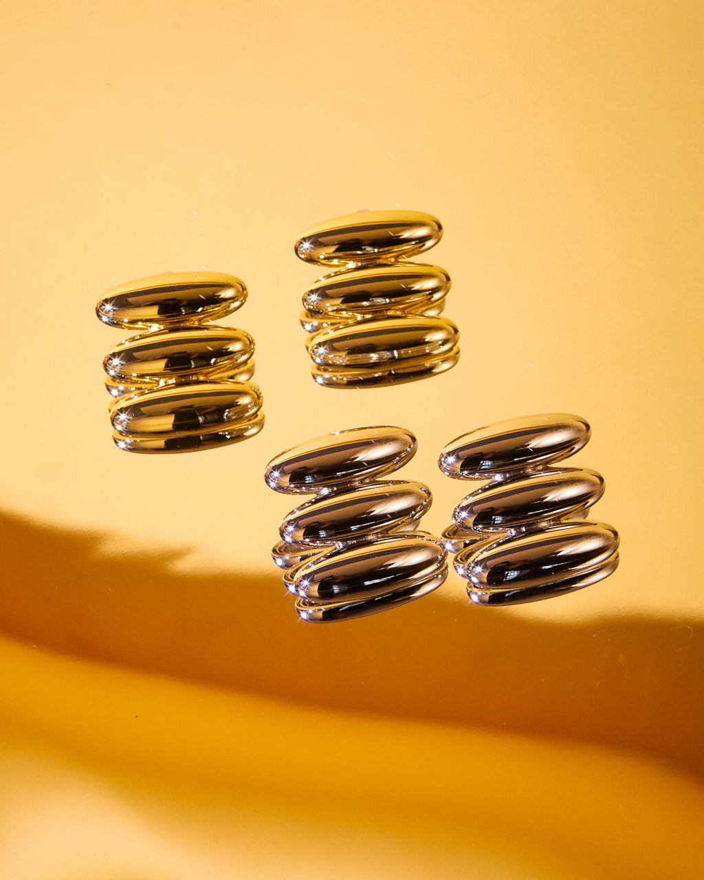 The Milan Bead Stud Earrings