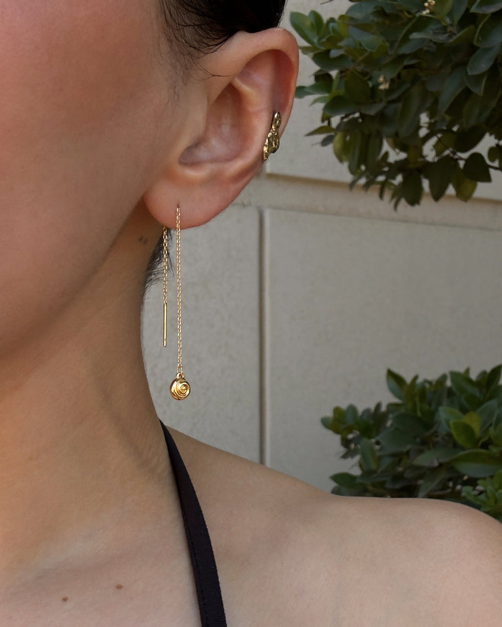 Seashell Threader Earrings