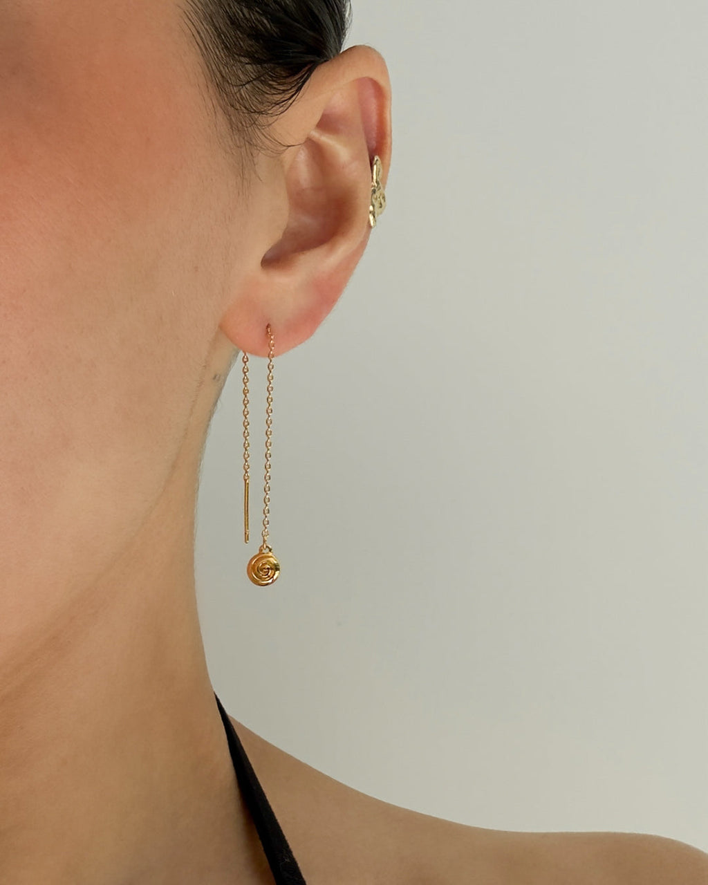 Seashell Threader Earrings