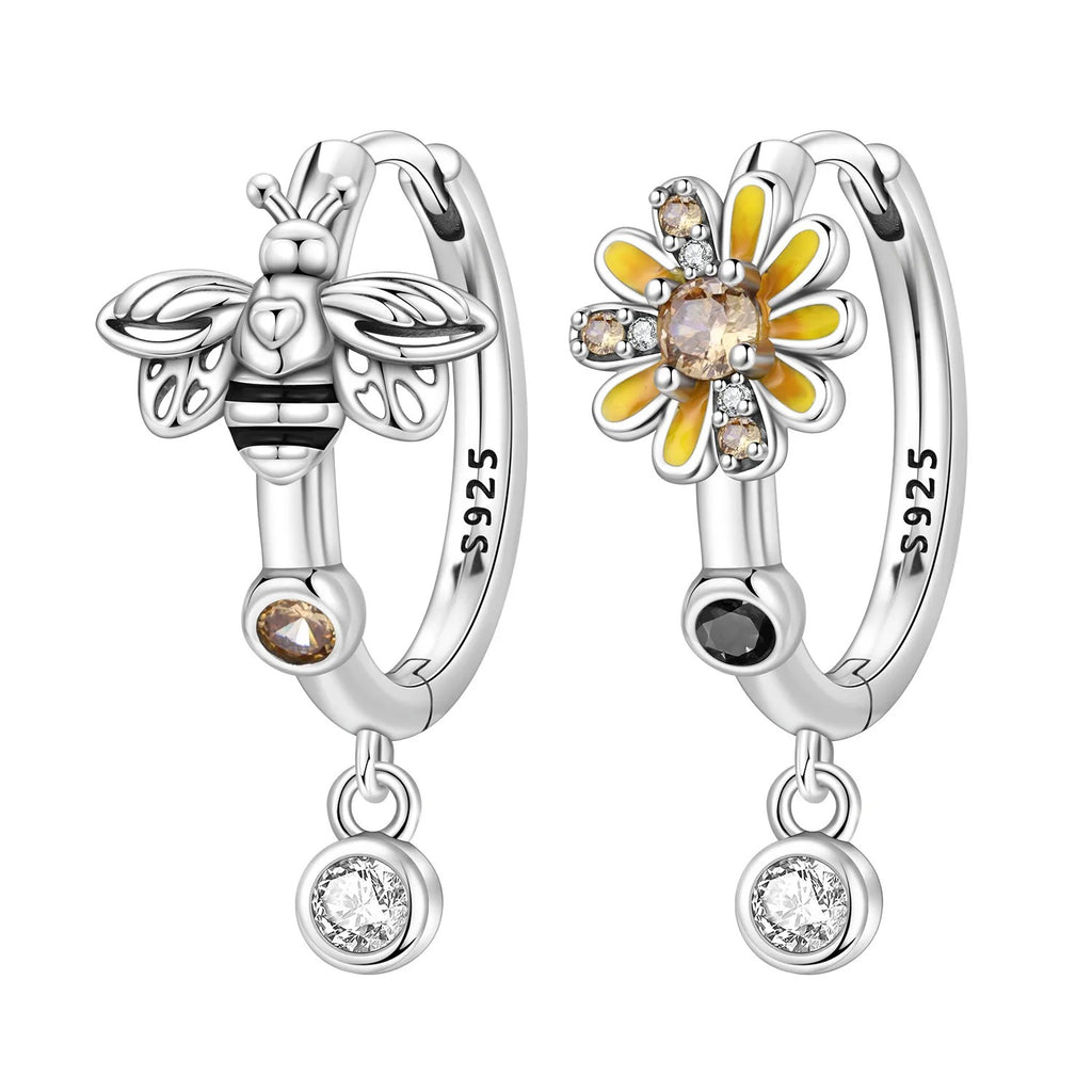 Insects Flowers Drop Earrings