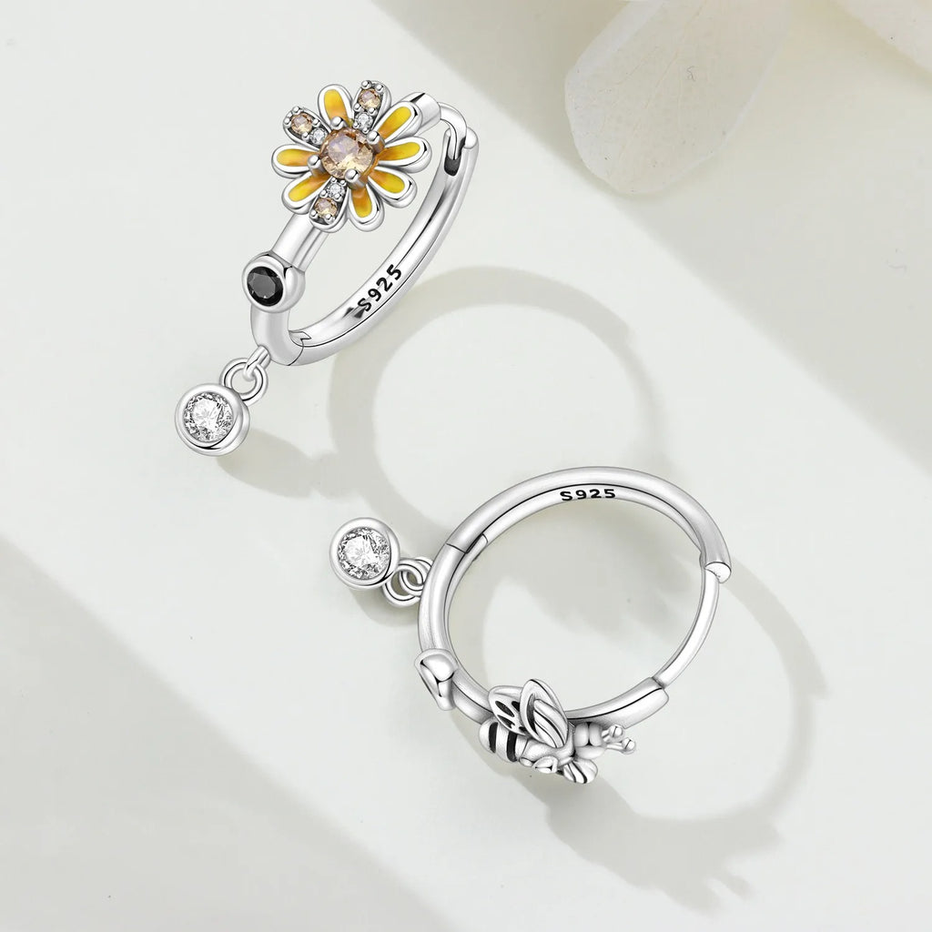 Insects Flowers Drop Earrings